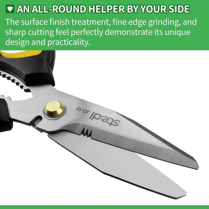 stedi 9-inch Professional Scissor Heavy Duty, Cardboard and Carpet Shears,