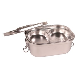 GARDINGER Lunch Box Bento Box Stainless Steel with Insert Carry Handle Waterproof Lunch Box