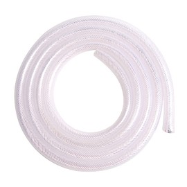 3/4" ID x 1" OD Soft Braided PVC Tubing, Clear Flexible PVC Tube Vinyl Hose Water Oil Winter antifreeze & Soft for Four Seasons (10Ft length)