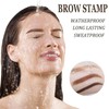 Eyebrow Stamp Stencil Kit Eyebrow Pomade Waterproof Eye Brow Stamping