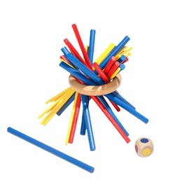 TOUFEIYUAN Wooden Toys, Sticky Balance Game, Table Game, For Children, Adults Wooden Toys, Sticky Balance Game, Table Game, For Kids, Adults, Dice, Minions Training, Brain Training, Natural Wooden