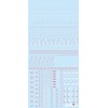 Haikyu Parts 1/100 RB02 Caution Decal White & Red 1pc