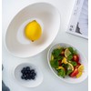 Lawei 4 Pack 9" Porcelain Serving Bowls, 36 Oz Oval