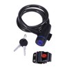 Candado de Cable Antirrobo para Bicicleta Motocicleta con Soporte de