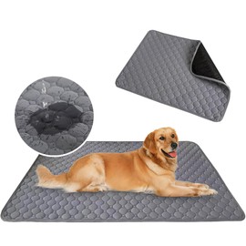Almohadillas Lavables para Perros, Impermeable Almohadilla de Entrenamiento,Tapetes Reutilizable de Entrenamiento para Perros, Almohadilla con Antideslizante Inferior para Perro Gatos (70X100CM)
