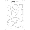 Sizzix Layered Stencils - Mark Making Hearts