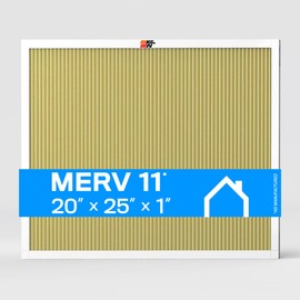 K&N 20x25x1 Air Filter, Merv 11, Washable Air Filter, the Last Furnace Filter You Will Ever Buy, Breathe Safely at Home or in the Office (Actual Dimensions .8 x 24.6 x 19.6 inches,1 Count (Pack of 1)