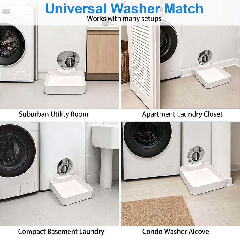 Washing Machine Drainage Tray, Washer Drain Pan, Leak Proof Washing