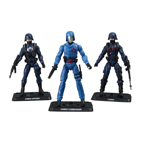 GI Joe Senior Ranking Officers: Cobra Commander, Officer, & Trooper