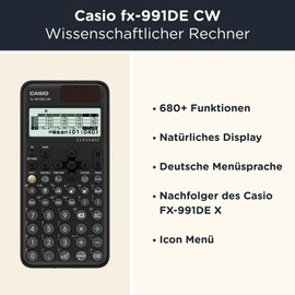 CALCUSO Economy Pack: Casio FX-991DE CW ClassWiz Technical Scientific Calculator and WYNGS Protective Case in Pink