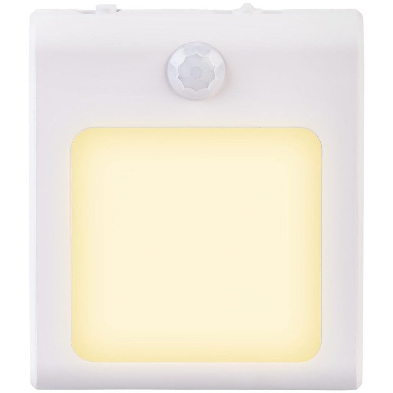 Lunartec Lamp: Set of 2 Socket LED Night Light, Dimmable,