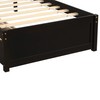 Harper & Bright Designs Twin Bed Frame with Drawers, Espresso,