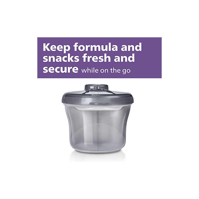 Philips AVENT Powder Formula Dispenser and Snack Cup, Grey