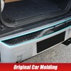 Rear Bumper ABS Black Body Anti-Scratch Protection Cover Trim Kit