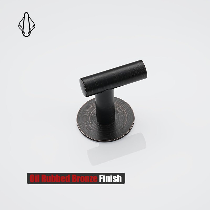 JQK Self Adhesive Towel Hook Bronze, No Drill Stick on