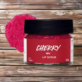 Lush skin clean skin beauty skin tone improvement lip scrub 5 cherries 20g / 러쉬 피부청결 피부미용 피부톤개선 립 스크럽 체리 5개 20g