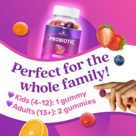 Belive Gomitas Probióticas 5 Mil Millones Ufc Digestión                                                                                               