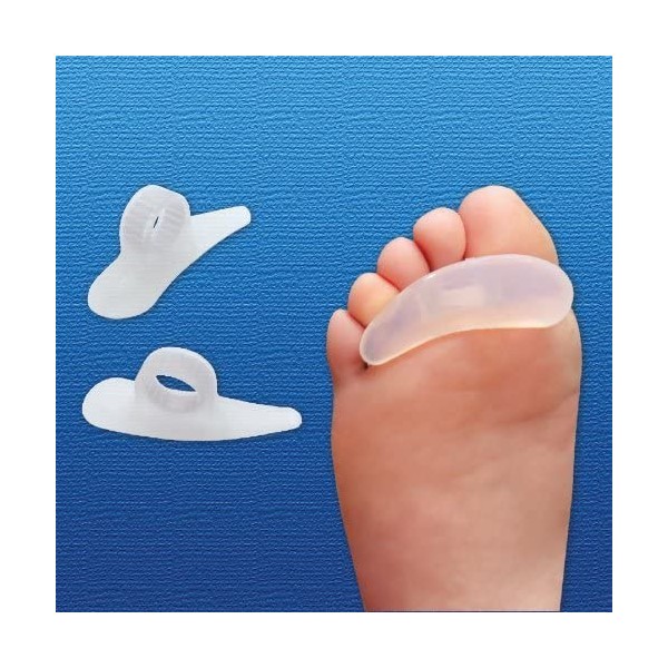 Silipos Pure Gel Hammer Toe Crest - Buttress Pad - Large Left #10435 Package of Three by Silipos