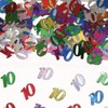Folat - Table Confetti Number, Number 10, multicoloured