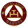 Masonic 3" Royal Arch Masons Car Auto Emblem Red //
