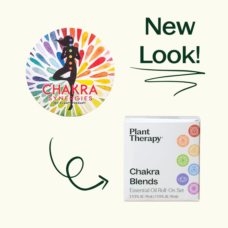 Plant Therapy Chakra Synergy Blends Complete Roll-On Set 100% Pure,