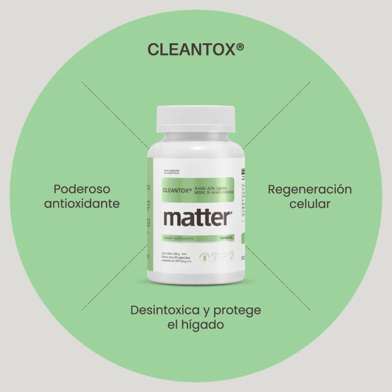 YOU MATTER - Cleantox - MSM, cido Alfa Lipoico y