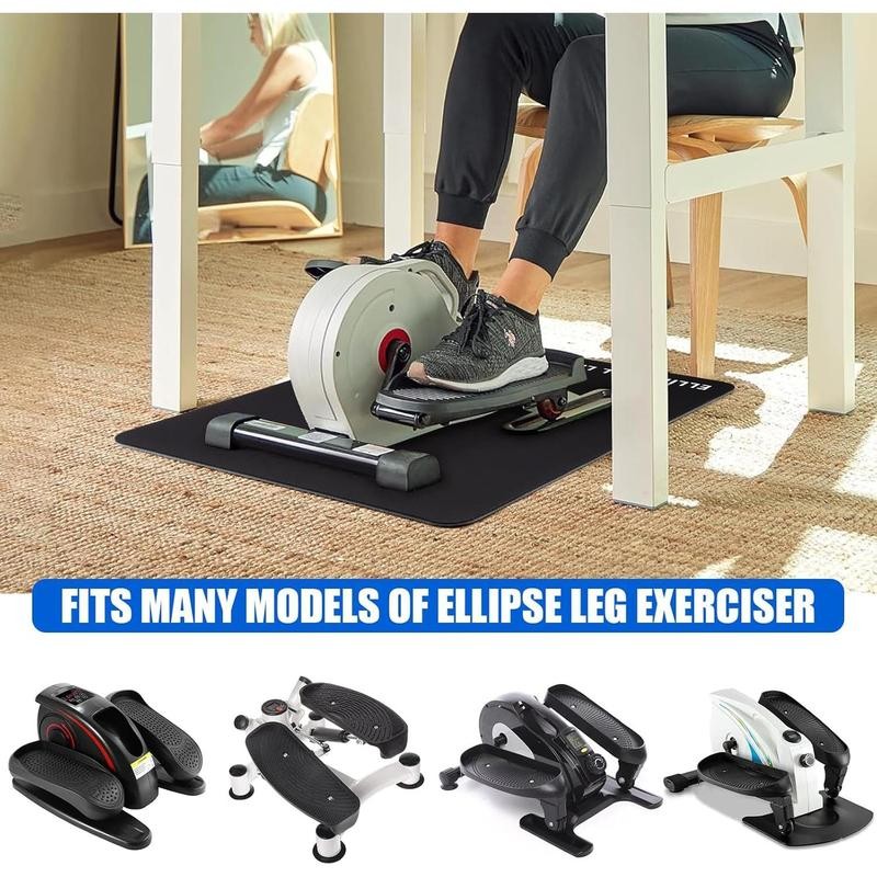 Non-Slip Workout Mat for Ellipse Leg Exerciser, Electric Seated Foot