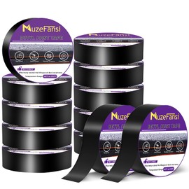 MuzeFansi Joist Tape for Decking 12 Pack, 1 5/8" x 50' Waterproof Butyl Flashing Tape Deck Joist Tape – Self-Adhesive, Weatherproof Deck Tape for Wood Joists, Beams, Roof & RV Repairs