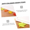 TEHAUX 4pcs Maple Leaf Door Stoppers Safe Material Safety Door