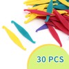 30 Pcs Multicolored Dental Elastic Rubber Bands Placers for Braces
