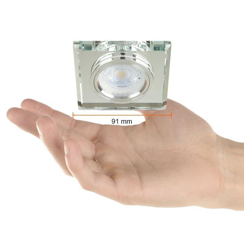 Tecnolite - Lámpara de Interior, color Cristal Espejo, compatible con