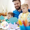 3PCS Loop Scissors Kids Scissors, Adaptive Toddler Scissors Handle Self-Opening
