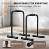 Sportsroyals Dip Bar,Adjustable Parallel Bars for Home Workout,Dip Station with