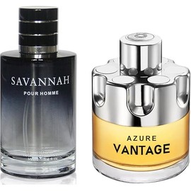 TWISHA Savannah Black & Azure Vantage Cologne for Men 3.4oz/100ml, Eau de Parfum, (Our Impression of Sauvages & Azure vintage), Long Lasting Fragrance