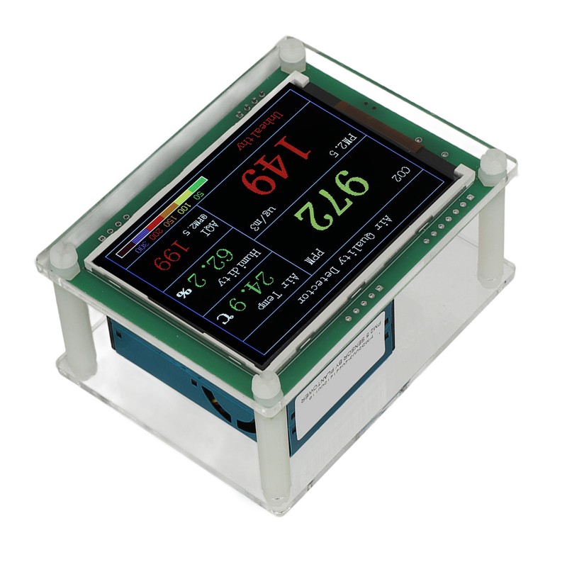 Air Quality Monitor Home Carbon Dioxide Detector High Accuracy Sensor