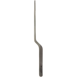 F. DICK Tweezers 20 cm (Kitchen Tweezers Made of Stainless Steel, Ribbed Tip, Angled Kitchen Tongs, for Decorating / Dressing) 90156202