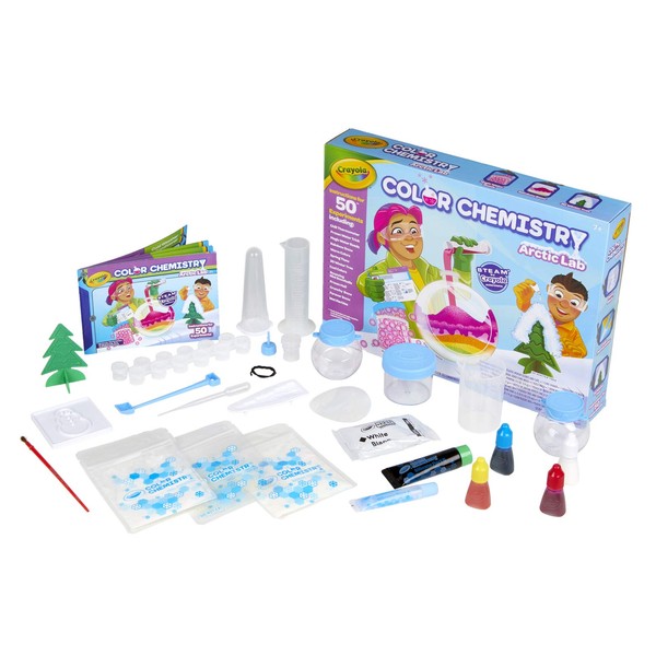 Crayola Arctic Color Chemistry Set, Steam/Stem Activities, Gift for Kids, Ages 7, 8, 9, 10