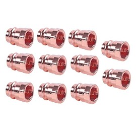 (10-Pack) EZ-FLUID Plumbing 1/2" FIP x Press LF Copper Press Female Adapter Pressure Copper Fitting ProPress Female NPT x Press Connection NSF,cUPC certified,Residential,Commercial.