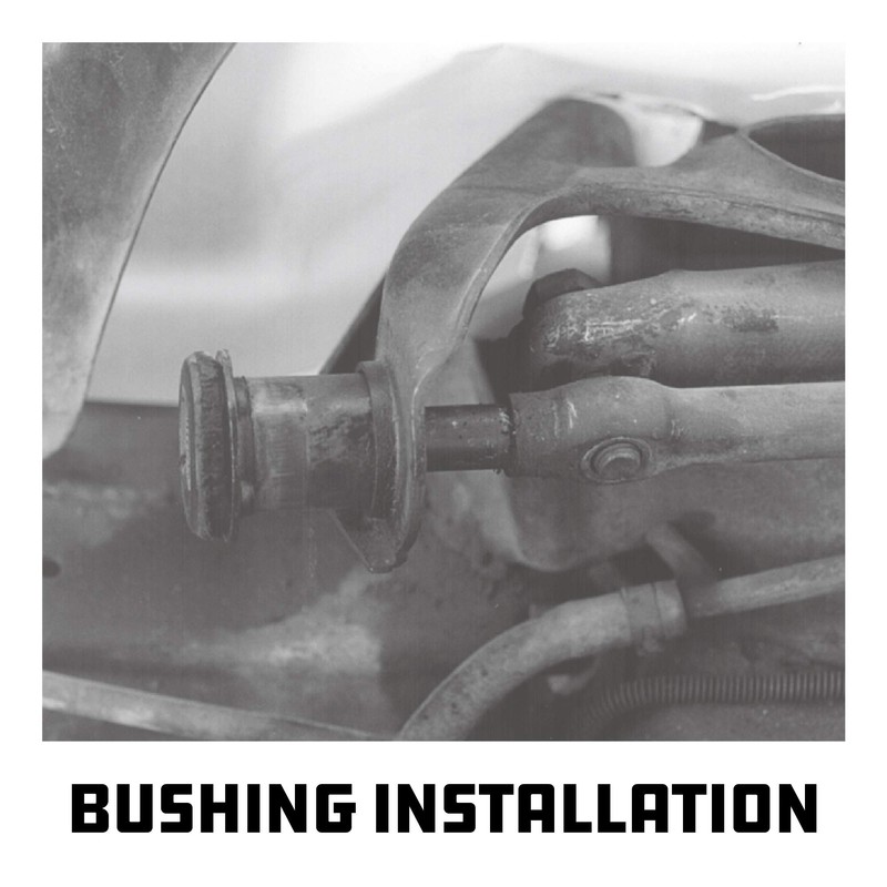 Powerbuilt Upper Control Arm Bushing Service Tool Set for Ford,