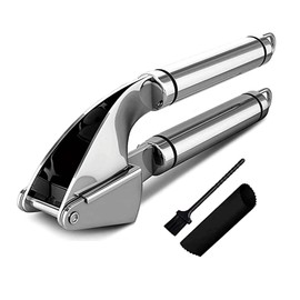 U Chef prensa de ajos de acero inoxidable de alta calidad. Garlic Press de grado profesional.