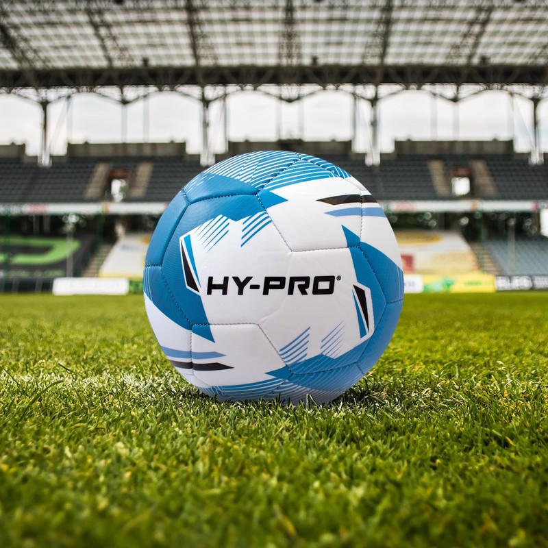 Hy-Pro Chevron Football - Blue, Size 5, PVC Football for