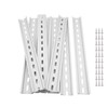 10 Pieces Aluminum DIN Rails,RoHS Standard Slotted DIN Rail,with Extra