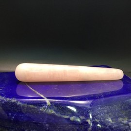 천연원석 로즈쿼츠 장미석 마사지봉 57~63g H11.5 x 약1.8~2cm Natural Stone Rose Quartz Massage Stick 57~63g H11.5 x About 1.8~2cm