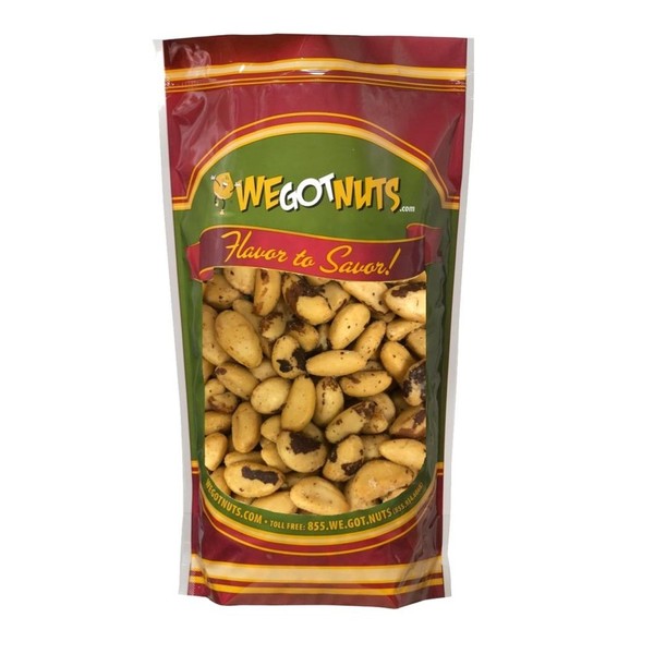 We Got Nuts Dry Roasted Salted Brazil Nuts 2 Lb Bag, No Oil