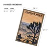 Lantern Press Joshua Tree National Park, California, Lithograph, 1000 Piece