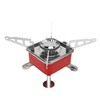 Mini Square Camping Stove Compact Folding Wind Proof Outdoor Backpacking