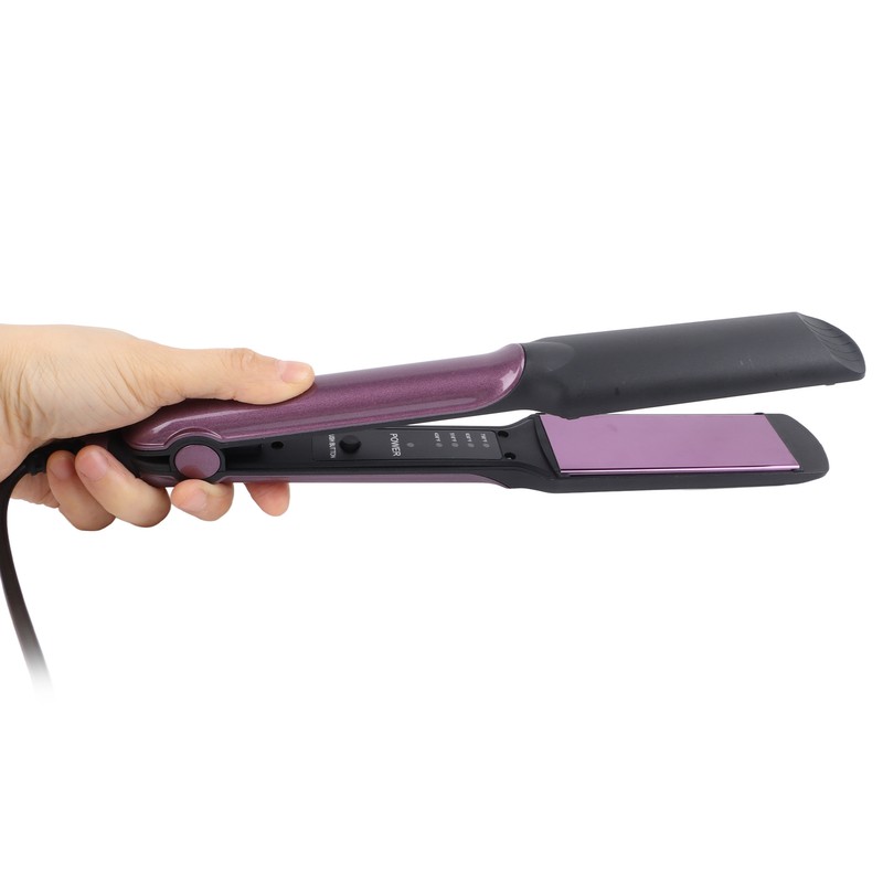 Hair Straightening Flat Iron Frizz Control Ceramics Adjustable Fast Heating