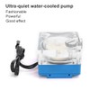 Water Cooling Pump Acrylic Aluminum Computer Accessory Heat Sink Mute