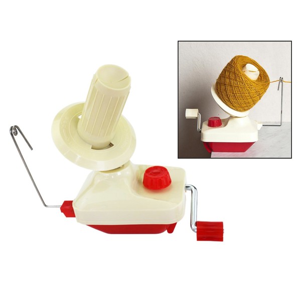 Itian® Bobbin Yarn Winder Table Clip Manual Thread Winder Buckle