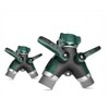 2-Way Metal Garden Hose Splitter, Heavy Duty Brass Y Valve